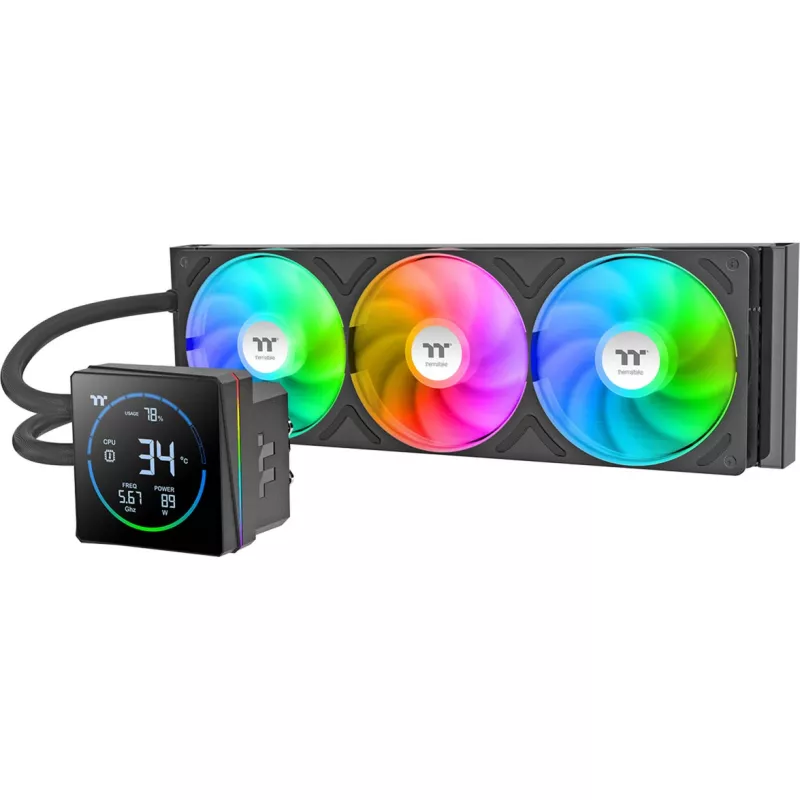 CPU šķidruma dzesētājs THERMALTAKE TH360-S V3 ARGB Sync AIO melns