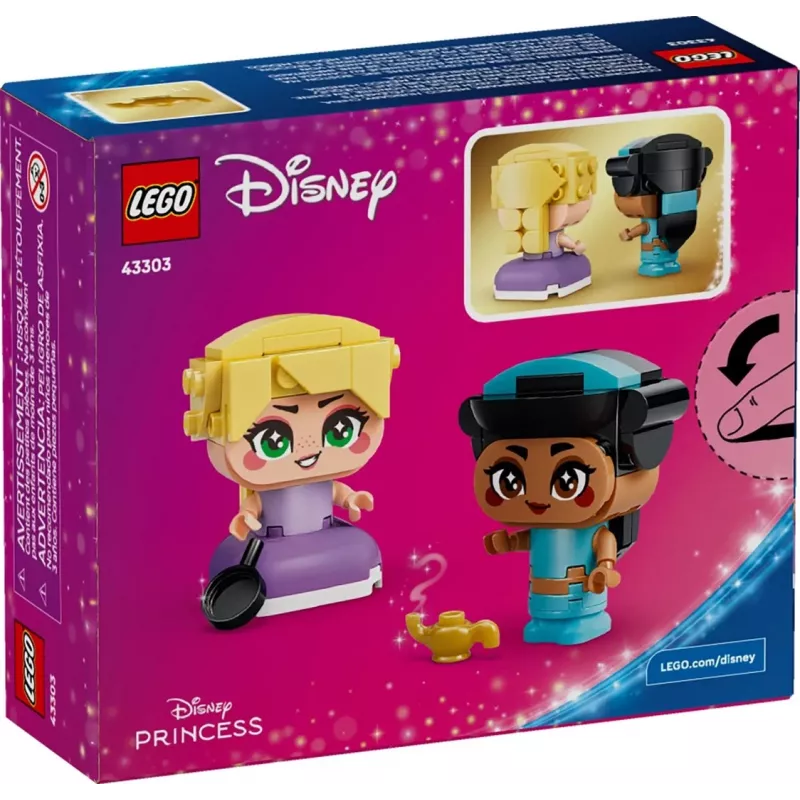 LEGO DISNEY 43303 Mini Jasmine un Rapunzela