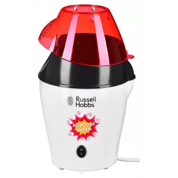Russell Hobbs Fiesta popkorna aparāts melnā, sarkanā, baltā krāsā 1200 W