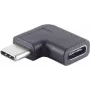 USB 3.1 Type‑C adapteris ShiverPeaks 13‑40001 — vīrišķais pret sievišķo 90°
