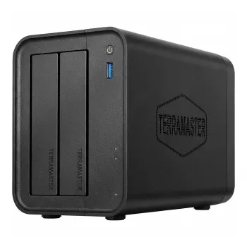 NAS TERRAMASTER F2-425 Intel Celeron N5095 Quad-Core 2GHz 4GB DDR4 2 disku nodalījumi