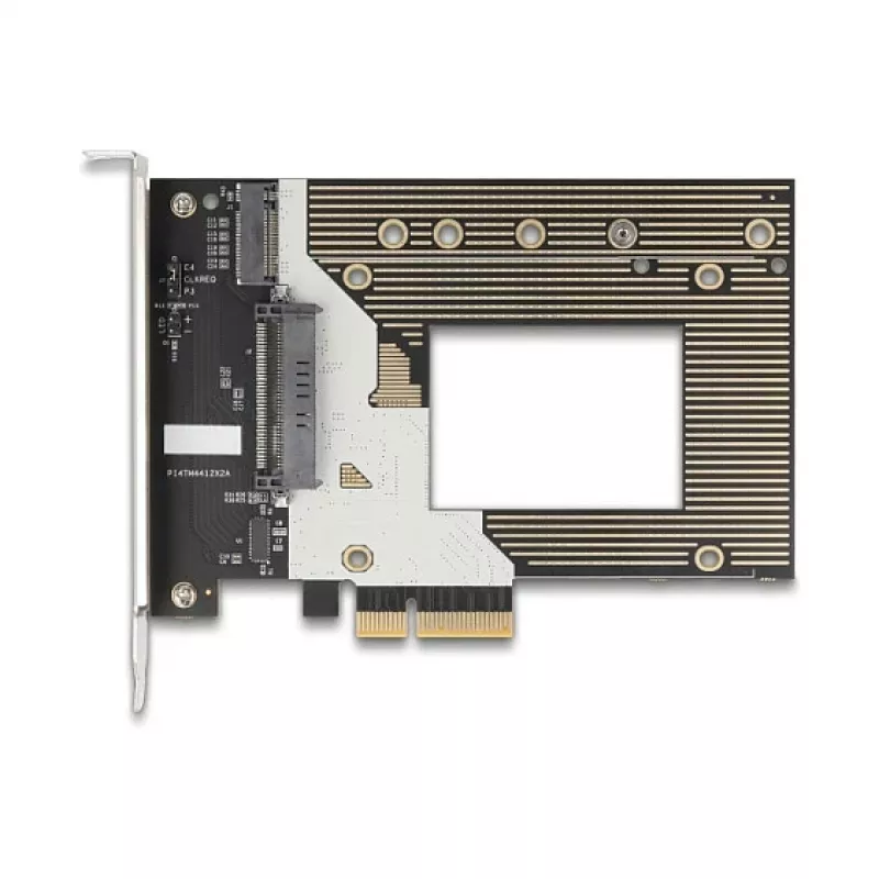 Iekšējā M.2 / U.2 adaptera karte DELOCK 90854 — PCIe 4.0 (saimnieks: PCIe, izejas: M.2 Key M 110 mm, U.2)