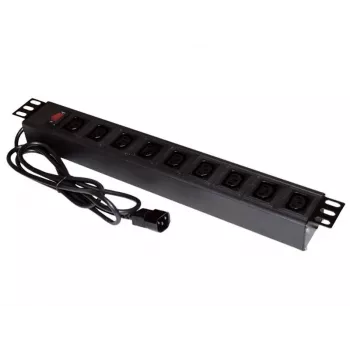 ALANTEC 19-inch Jauda Strip - 9 Sockets UPS - UPS-C14-Plug (PZ010)