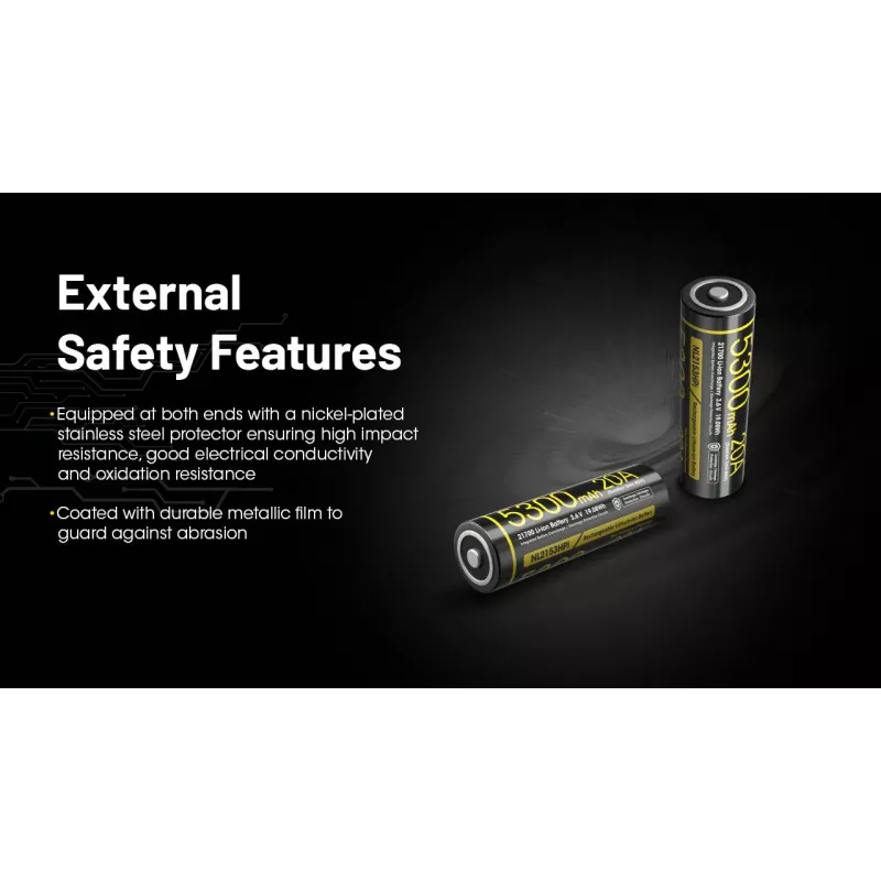 AKUMULATORS UZLĀDĒJAMS LI-ION 3,6V/NL2153HPI(5300MAH) NITECORE