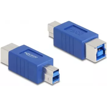DeLOCK 67229 kabeļa savienotāju pārveidotājs USB Type-B, zils