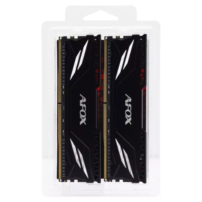 AFOX GAMING DDR4 2X16GB 3200MHZ CL16 XMP2 MELNS ir operatīvā atmiņa no Afox. Izceļas ar melnu apdari, DDR4 atmiņas tipu un kopējo atmiņas ietilpību 32 GB.