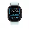 Apple 49mm Ice Zils Ocean Band - Melns Titanium Finish