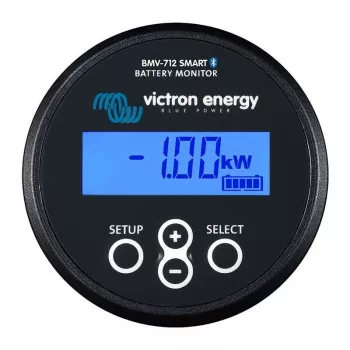 Baterijas monitors Victron Energy BMV-712 Bluetooth — baterijas sprieguma, strāvas, uzlādes līmeņa mērīšana