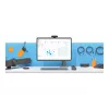 Komplekts LOGITECH Tap Controller vadu ar Cat5e komplektu + AIS Intel Core i5-1350P 16GB 250GB + video konferenču montāžas komplekts