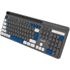 Bezvadu tastatūra CANYON HKB-W03 pelēka — kompakts dizains, darbināma ar AAA bateriju, modelis CNS-HKBW03DG