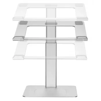 Gembird NBS-D1-02 klēpjdatora statīvs Sudraba 39.6 cm (15.6 inch)