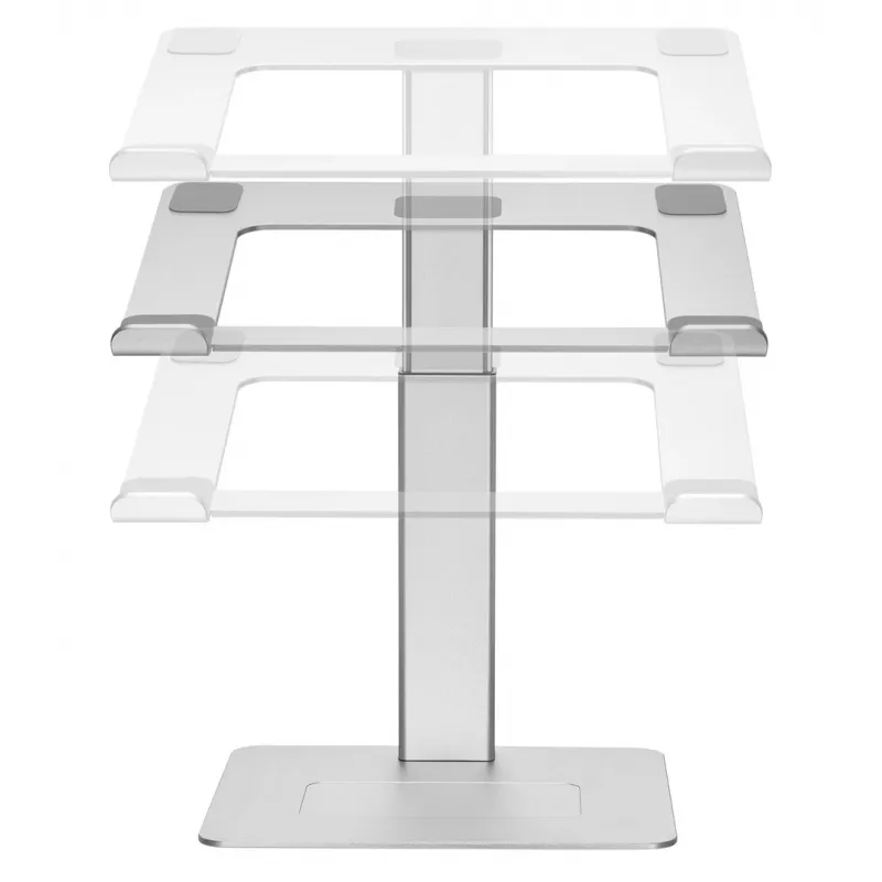 Gembird NBS-D1-02 klēpjdatora statīvs Sudraba 39.6 cm (15.6 inch)