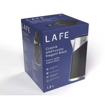 Elektriskā tējkanna LAFE 1,8L 2200W Elegant Melns