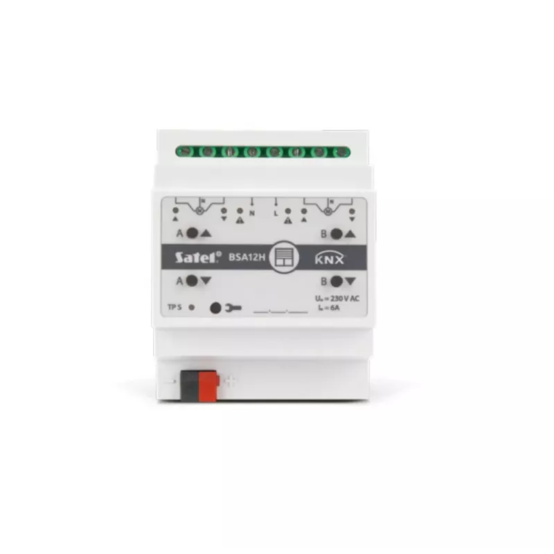 SATEL KNX 2 kanālu žalūziju aktuators 230V AC KNX-BSA12H