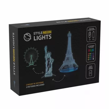 Manta SNL125RGB RGB 3D ēku dekoratīvā LED lampa