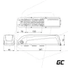 Baterija Green Cell EBIKEGCF03 48V 14500mAh Litija-jonu Melna
