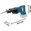 Bosch GSA 18 V-LI Melns, Zils