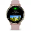 Garmin Venu 3S 3,05 cm (1,2) AMOLED 41 mm Digitāls 390 x 390 pikseļi Skārienekrāns Zelts, Rozā Wi-Fi GPS (satelīts)