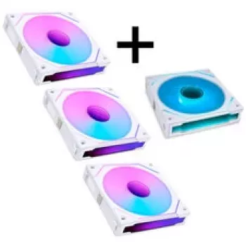 LIAN LI UNI FAN SL-INF 120 ARGB Reverse Blade 4-Pack - Balts