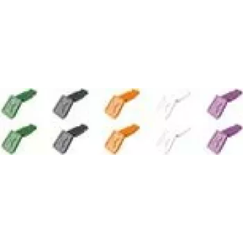 KNIPEX KN 00 61 10 CV02 - ColorCode klipsis - 10 gabali jauktās krāsās (00 61 10 C V02)