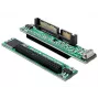 savienotāju adapteris DeLOCK 61987 SATA 22p IDE 44p Melns Zaļš