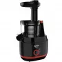 Lēna tipa sulu spiede Tefal Juiceo ZC150 — 150 W, 4,5 cm padeves caurule, 0,8 L sulas un mīkstuma trauki, 80 apgr./min, Melna/Sarkana