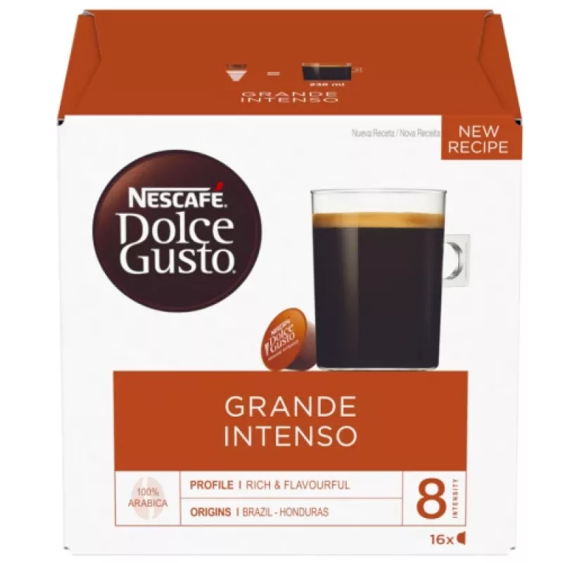 Nescafe Dolce Gusto Grande Intenso kafija, 16 kapsulas