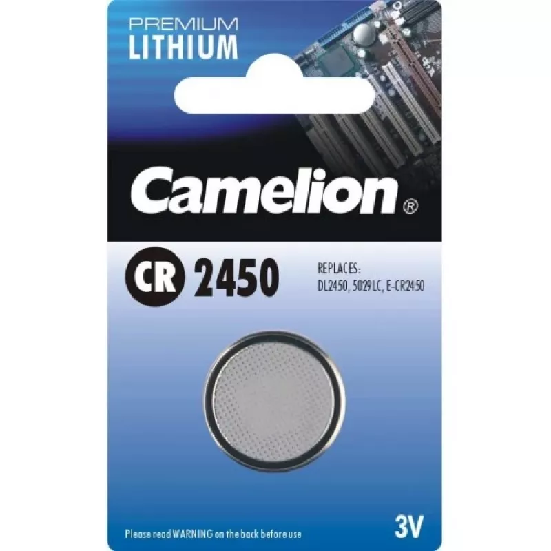 Vienreizēja baterija Camelion CR2450-BP1