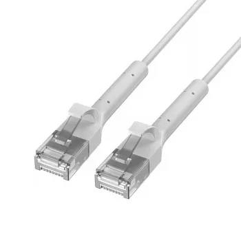 Patchcord cat.6a U/FTP 1Gbps vara vītā pāra tīkla kabelis, salauzts gals 10m balts