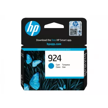 HP 924 ciāna oriģināla tintes kasetne