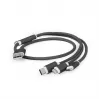 USB 2.0 kabelis Gembird CC-USB2-AM31-1M — USB A savienotājs, 1 m, melns