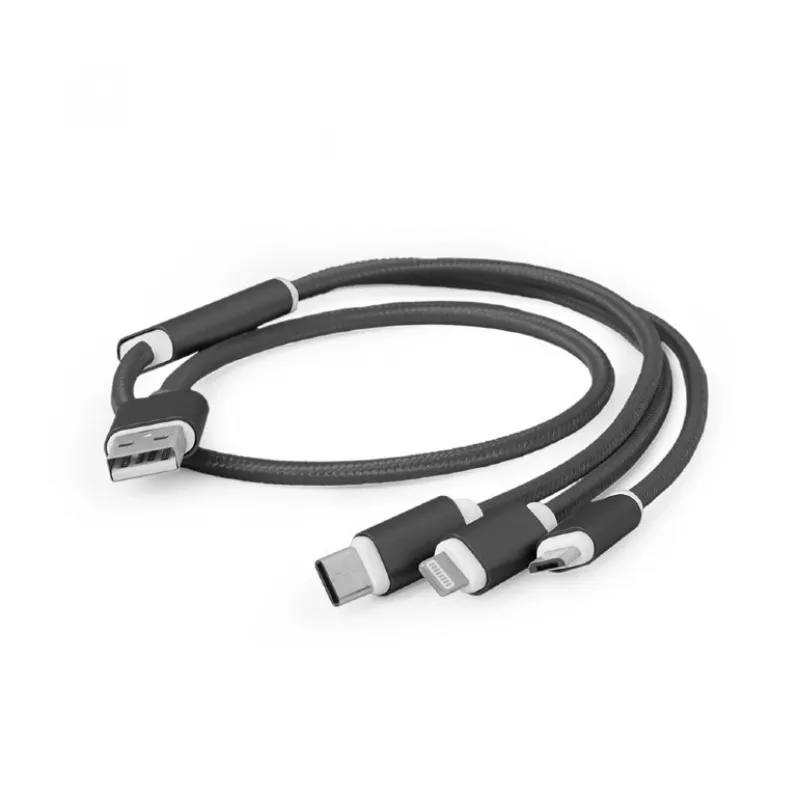 USB 2.0 kabelis Gembird CC-USB2-AM31-1M — USB A savienotājs, 1 m, melns