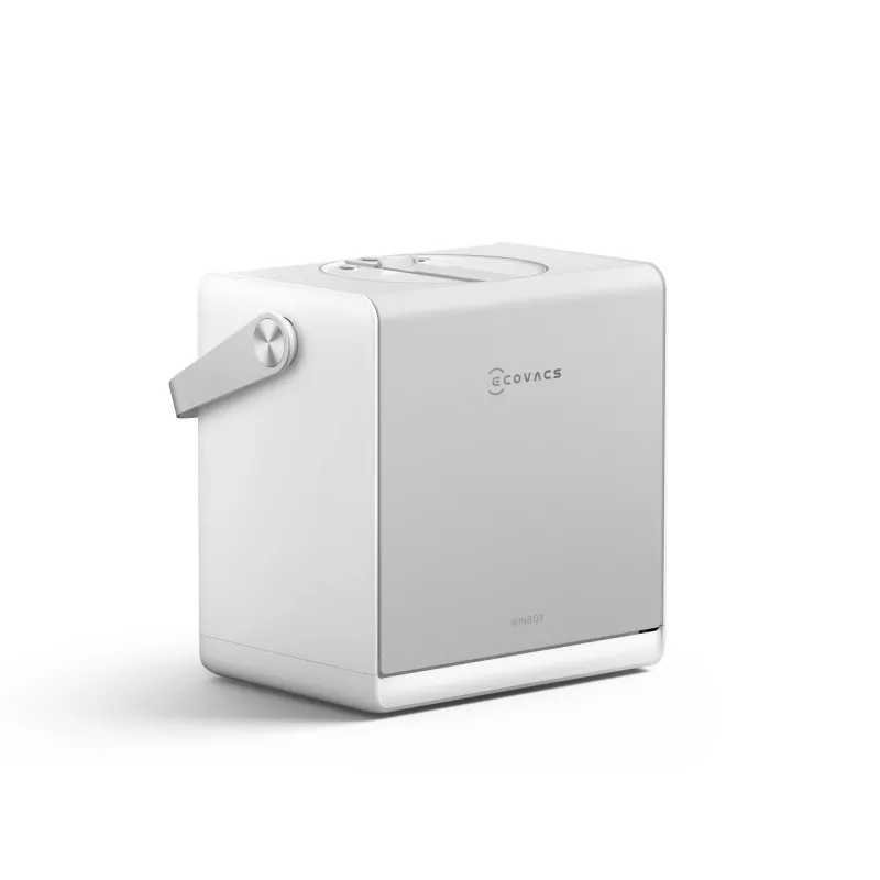 Ecovacs Winbot W2S Omni logu tīrīšanas robots balts pelēks WG893-12 WG89312 (WG893-12)