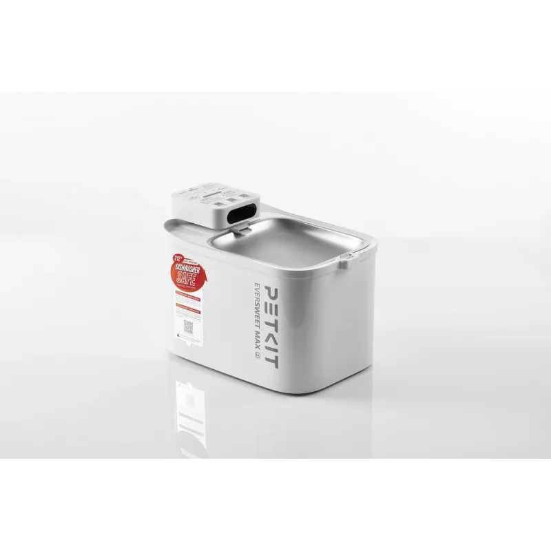 Pet water fountain PETKIT Eversweet Max 2 — 3 L ietilpība, bez BPA, balts