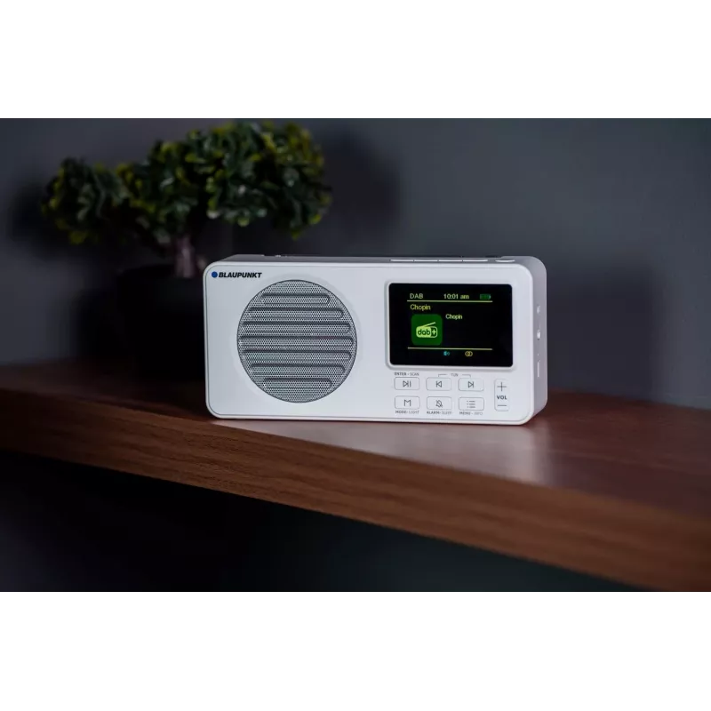Blaupunkt DR6WH pārnēsājamais radio balts