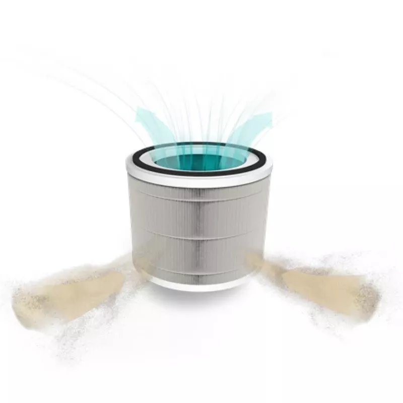 Duux | HEPA+oglekļa filtrs Bright Air attīrītājam | Piemērots Sphere gaisa attīrītājam (DXPU06 vai DXPU07) | Balts