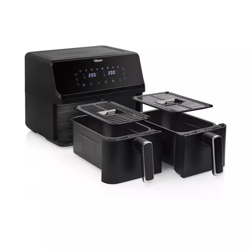 Tristar FR-9026 fritieris Double 8 L Brīvstāvošs 2700 W Karstā gaisa fritieris Melns