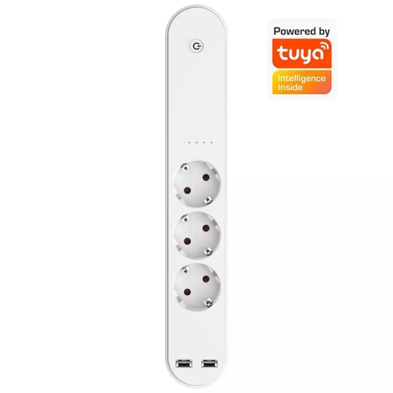 Viedā pagarinātājs Denver SHP-310U 3 AC kontaktligzdas F tips 3680 W