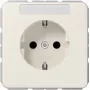 JUNG CD 1520 NA rozete, tips F, ziloņkaula krāsa (CD1520NA)