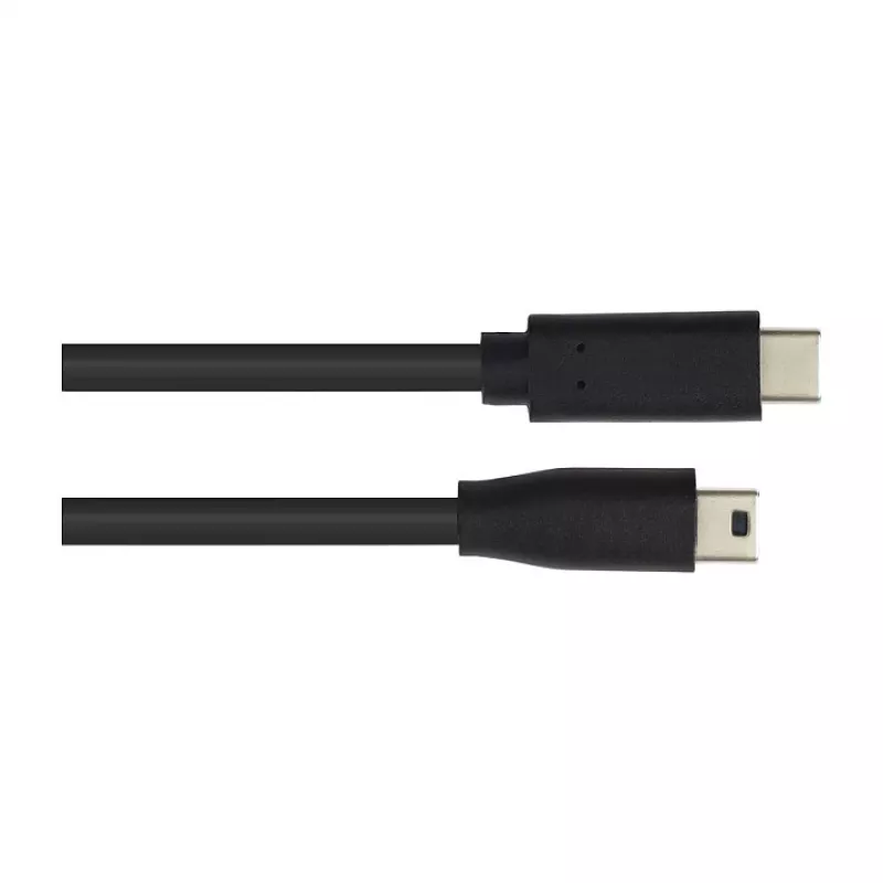 Good Connections USB2.0 kabelis C-Mini B5pol. melns 0,15m