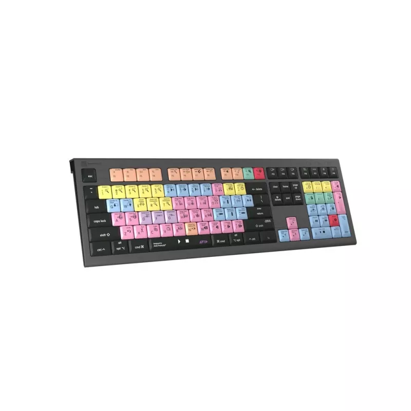 Logickeyboard ASTRA 2 USB QWERTZ tastatūra, melna, pilnizmēra, 104 taustiņi