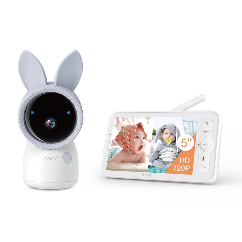 IP drošības kamera Arenti AINANNY A4 KIT PLUS — Iekštelpu griestu/sienas, 2560×1440 CMOS, 4 MP, 10 m nakts redzamība, 0–355° pagriešana, -15–45° slīpums, bezvadu