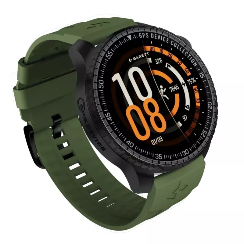 Viedpulkstenis Garett Compass GPS melns — Garett Compass GPS viedpulkstenis, melns