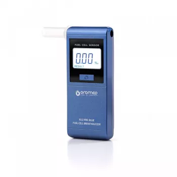 Elektroķīmiskais alkometrs zils