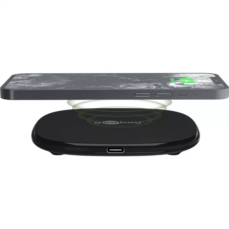 Goobay 64675 bezvadu uzlādes uztvērējs mobilajām ierīcēm Tālrunis/Viedtālrunis - Viedpulkstenis - Planšete USB Type-C (64675)