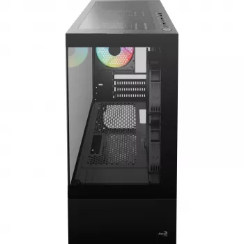 Mikro/Mini-ITX datora korpuss AEROCOOL Geh Viewport Mini-G-BK-v4 ARGB melns