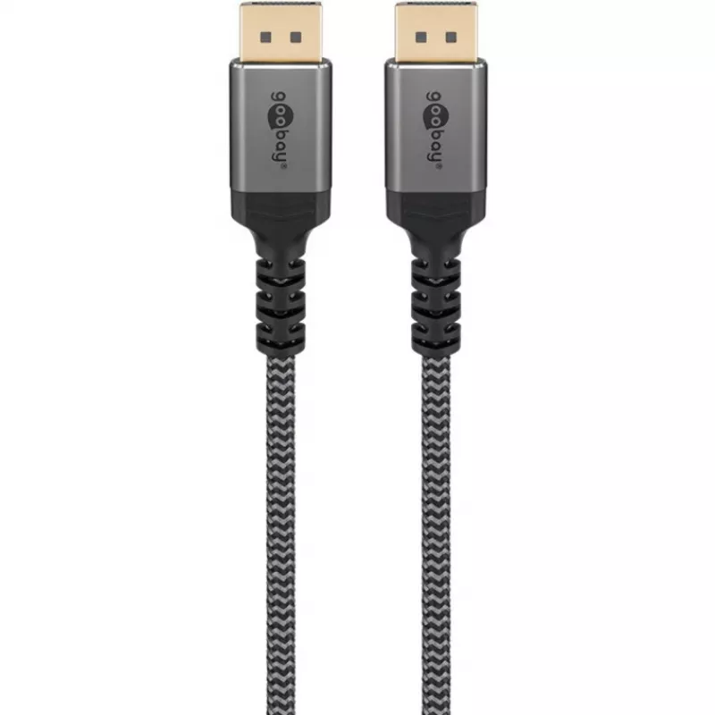 Goobay DisplayPort kabelis 2.0/2.1, 54 Gbit/s | 75679 | DisplayPort uz DisplayPort