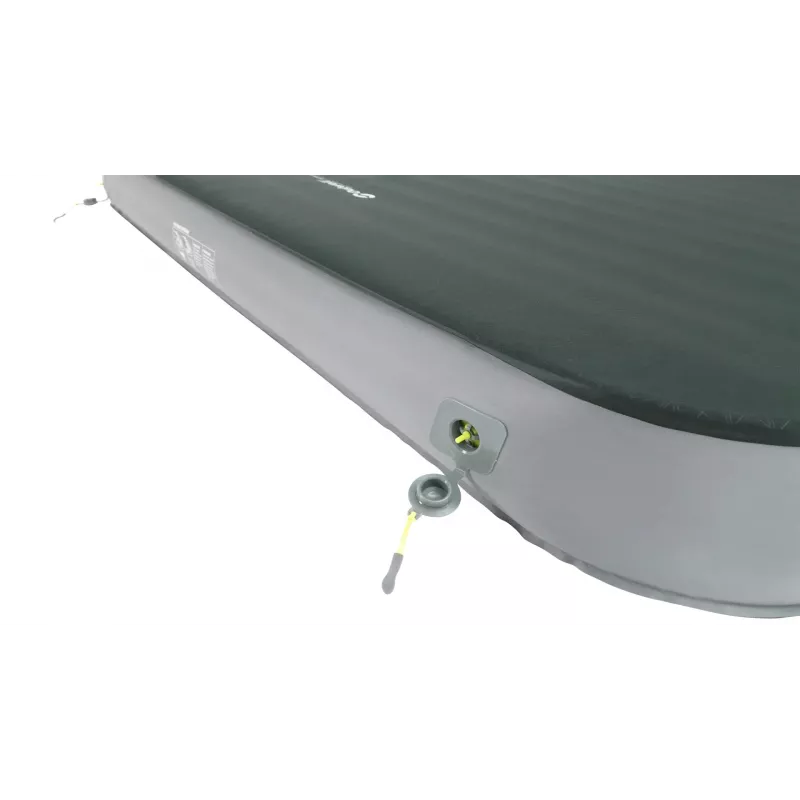 Dubultais gaisa matracis Outwell 400152 — 1380×2070×120 mm, poliesters, zaļš/pelēks