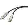 SpeaKa Professional HDMI adaptera kabelis 20,00 m SP-9538580 PVC apvalks Melns [1x HDMI spraudnis, HDMI spraudnis D Micro - 1x HDMI spraudnis, HDMI spraudnis D Micro] (SP-9538580)
