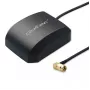 GPS/GLONASS antena QOLTEC 28 dBi 50 W ar SMA taisnleņķa savienotāju